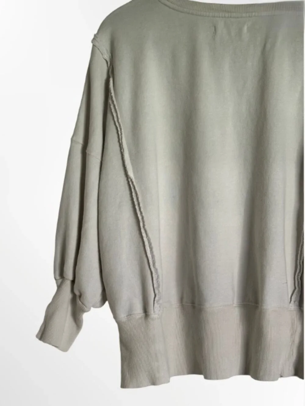NWOT Free People We The Free Camden Sweatshirt Cream XS Slouchy